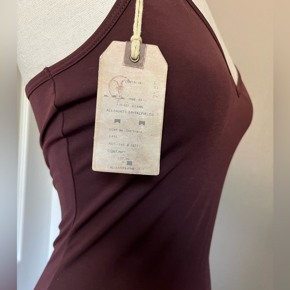 NWT All Saints Vintage Spitalfields Bandeau Slip body con dress UK 10 US 6 - Picture 5 of 8